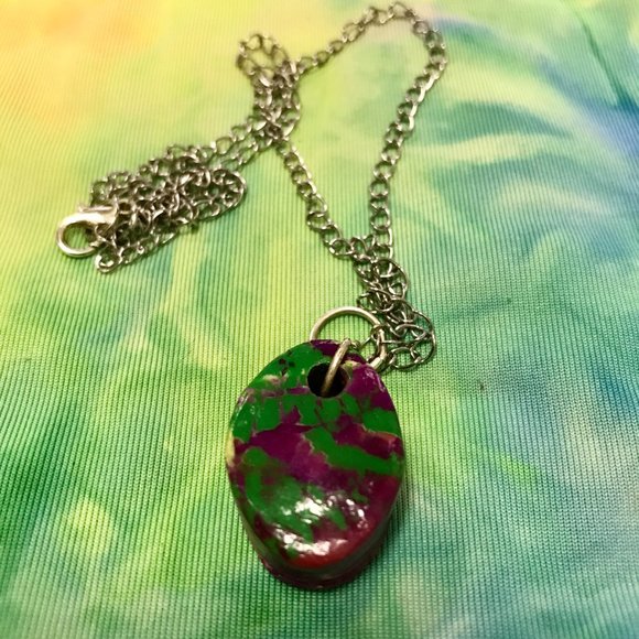 Reversible Unique Rare Vintage Boho One of a Kind Handmade Necklace - Picture 12 of 16